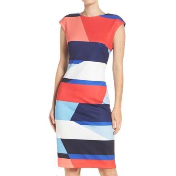 Vince Camuto Dresses & Skirts - NWOT Vince Camuto Multicolored Colorblock Dress